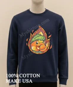 Charmander Pokemon Stained Glass Window funny america t-shirts