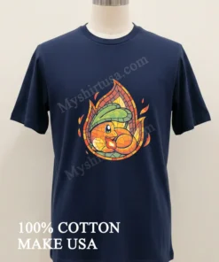 Charmander Pokemon Stained Glass Window funny america t-shirts