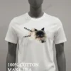 Chaton Chaton Fluffy Siamese Cat Graphic Shirt White T Shirt 2