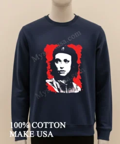 Che Guevara Style Portrait With Red Grunge Background funny america t-shirts