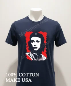 Che Guevara Style Portrait With Red Grunge Background funny america t-shirts