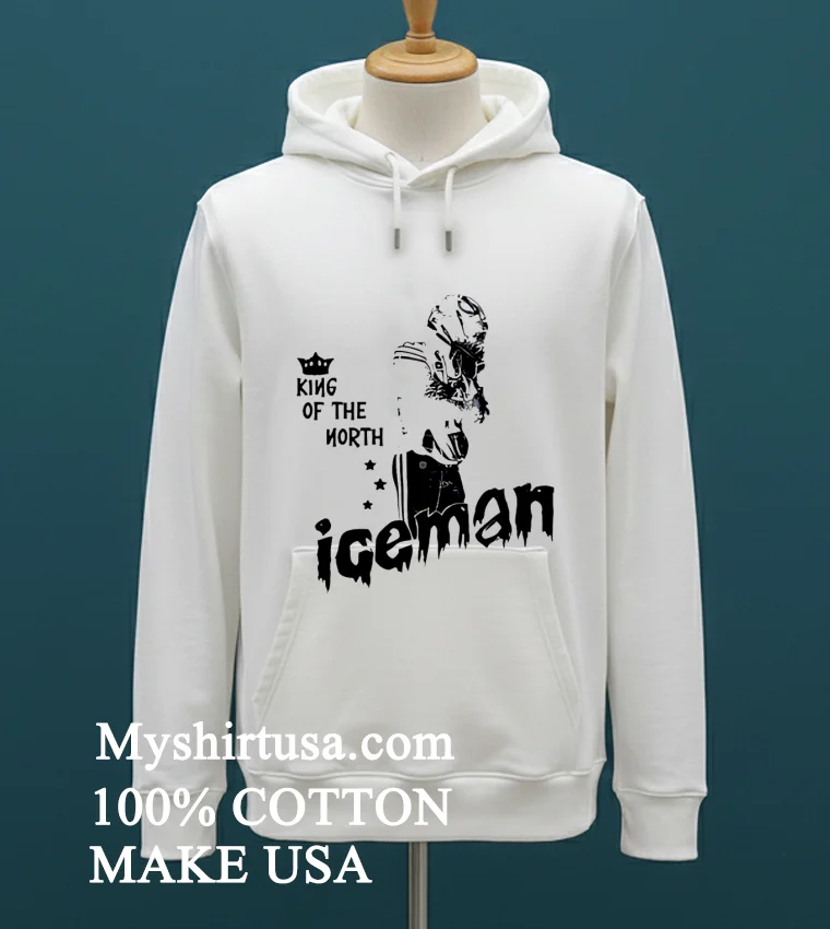 Chicago Bears Caleb Williams King Of The North Iceman Shirt - white-t-shirt Chicago Bears Caleb Williams King Of The North Iceman Shirt White T Shirt