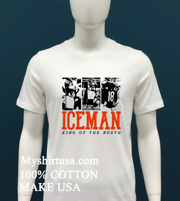 Chicago Bears Caleb Williams King Of The North Shirt White T Shirt 1