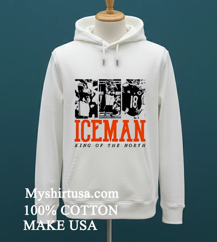 Chicago Bears Caleb Williams King Of The North Shirt - white-t-shirt Chicago Bears Caleb Williams King Of The North Shirt White T Shirt