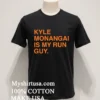 Chicago Bears Kyle Monangai Is My Run Guy Text Shirt Balck Shirt 1