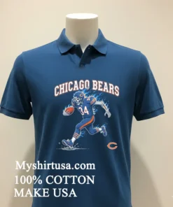 Chicago Bears Men’s Football Skeleton Player Burning Shirt