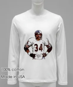 Chicago Bears Walter Payton Sweetness 34 Shirt