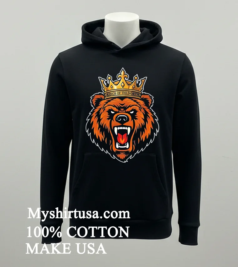 Chicago Bears Wear The Crown Kings Of The North Shirt Balck Shirt