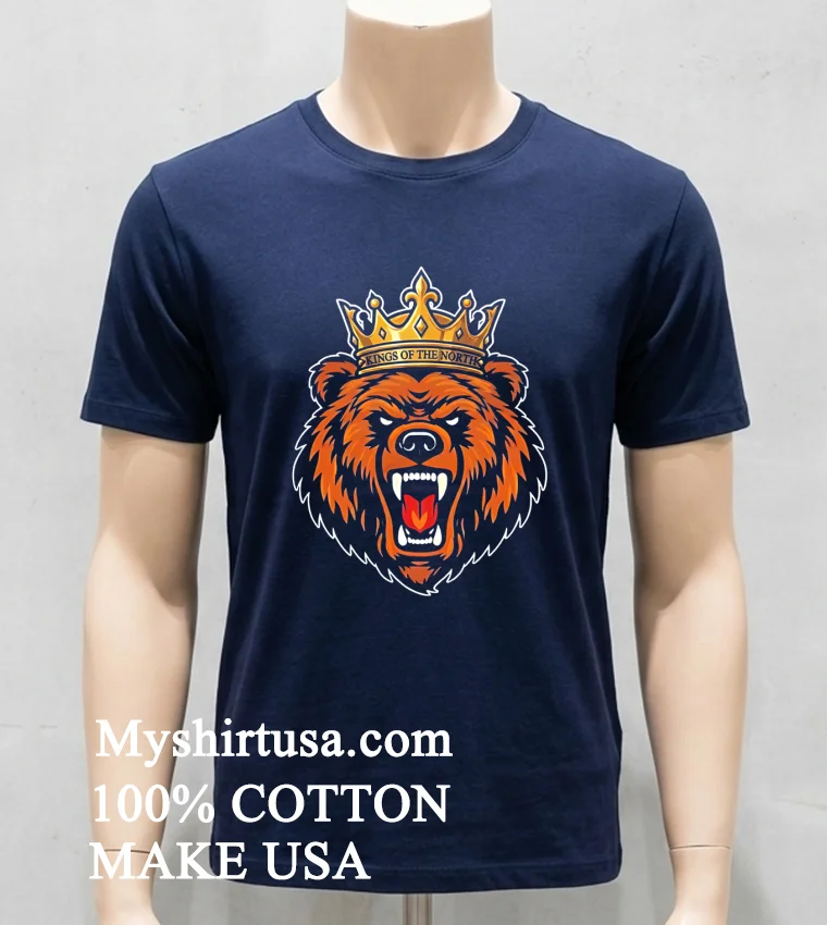 Chicago Bears Wear The Crown Kings Of The North Shirt - navy-shirt Chicago Bears Wear The Crown Kings Of The North Shirt Navy Shirt