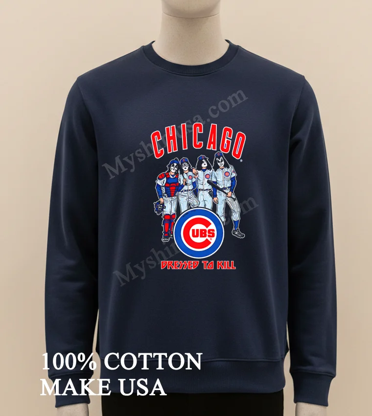 Chicago Cubs Dressed To Kill new t-shirt - long sleve shirt Chicago Cubs Dressed To Kill Shirt Long Sleve Shirt