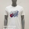 Chicago Cubs Red Electric Guitar With Lightning Bolts And Small Bear Playing Music Shirt White T Shirt