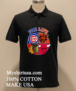 Chicago For Life Logo Sports 2026 Shirt