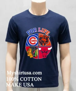 Chicago For Life Logo Sports 2026 Shirt