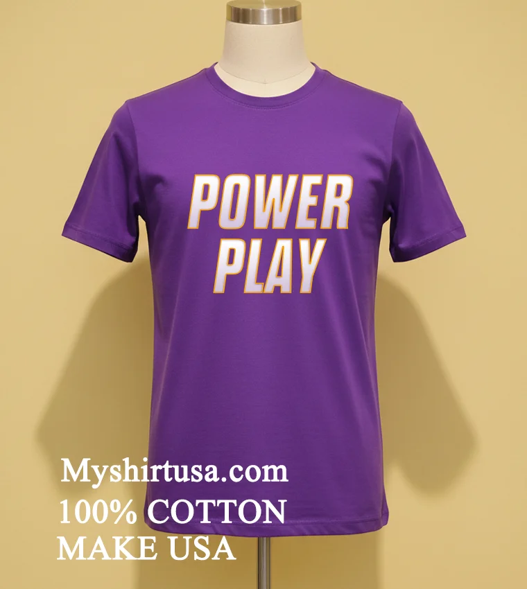 Chicago Wolves Power Play Shirt - purple-shirt Chicago Wolves Power Play Shirt Purple Shirt