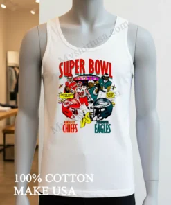 Chiefs Vs Eagles Super Bowl Can The Chiefs 3 Peat Graphic funny america t-shirts