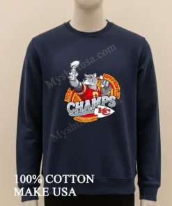 Chiefs Vs. Eagles Super Bowl Lix 3 Peat Mascot Glory funny america t-shirts