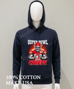 Chiefs Vs. Eagles Super Bowl Lix Burning Warrior Scream Chiefs funny america t-shirts