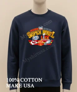 Chiefs Vs Eagles Super Bowl Lix Can T Stop The Chop 2025 Champions funny america t-shirts