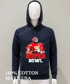 Chiefs Vs. Eagles Super Bowl Lix Chris Jones Scream funny america t-shirts