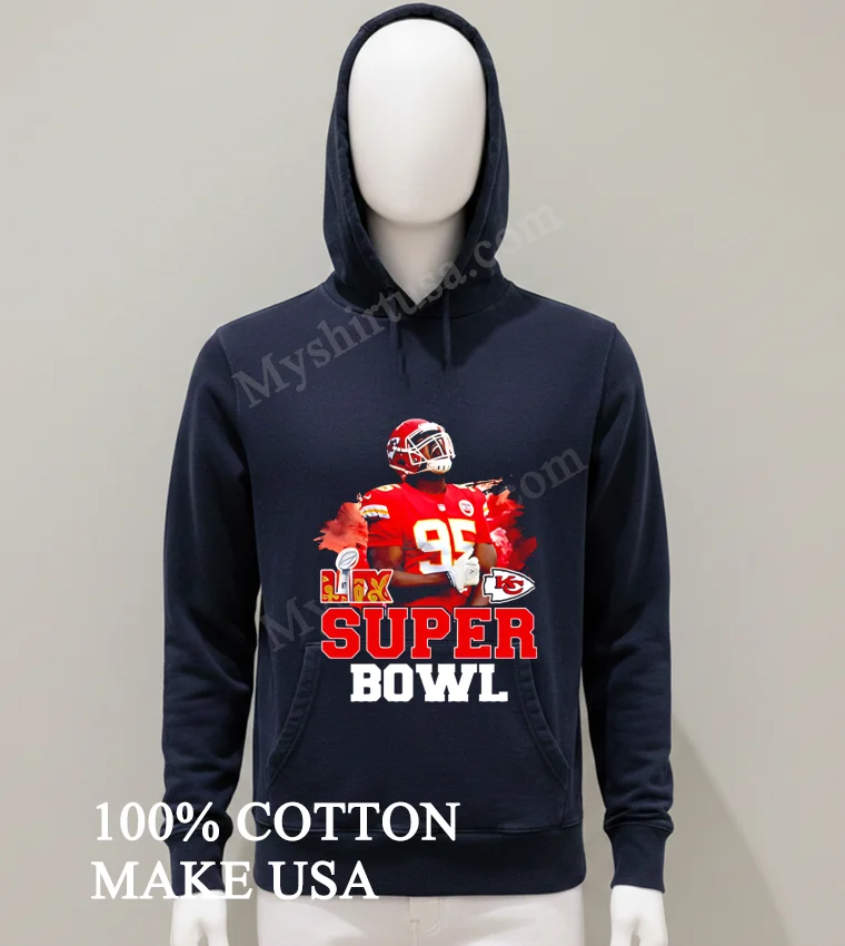 Chiefs Vs Eagles Super Bowl Lix Chris Jones Scream Shirt Balck Shirt