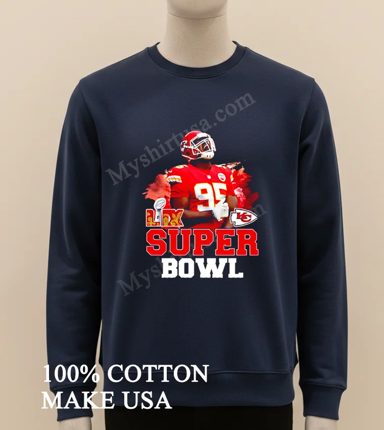 Chiefs Vs. Eagles Super Bowl Lix Chris Jones Scream funny america t-shirts - long sleve shirt Chiefs Vs Eagles Super Bowl Lix Chris Jones Scream Shirt Long Sleve Shirt