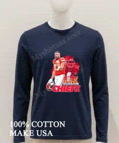 Chiefs Vs. Eagles Super Bowl Lix Travis Kelce funny america t-shirts