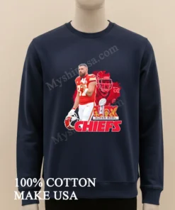 Chiefs Vs. Eagles Super Bowl Lix Travis Kelce funny america t-shirts