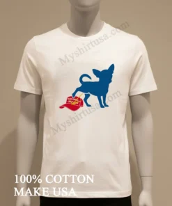 Chihuahua Peeing On Red Make America Great Again Hat funny america t-shirts