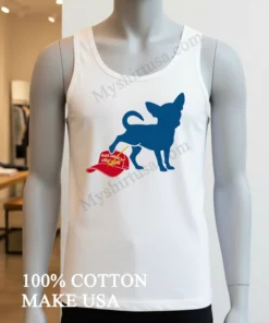Chihuahua Peeing On Red Make America Great Again Hat funny america t-shirts