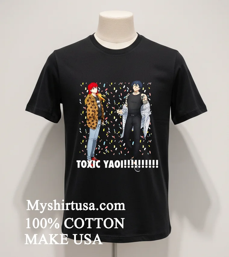 Chika Takiishi Villains Wiki Toxic Yaoi Anime Shirt Balck Shirt 1