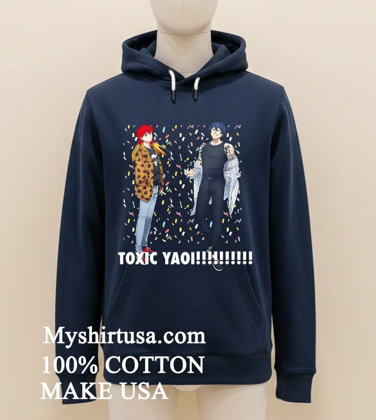 Chika Takiishi Villains Wiki Toxic Yaoi Anime Shirt Navy Shirt 1