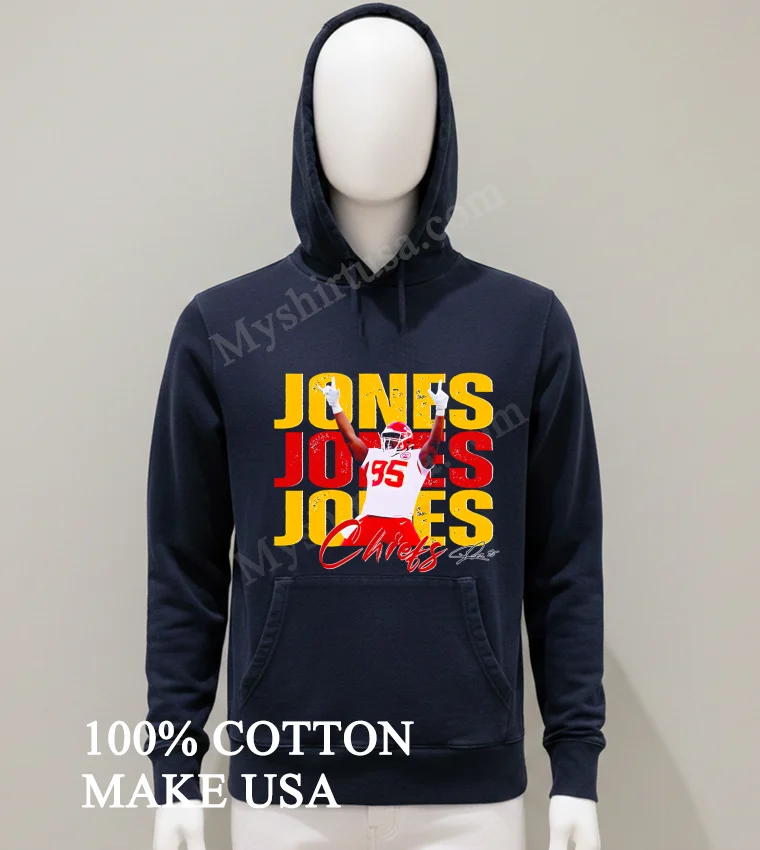 Chris Jones 95 Kansas City Chiefs Football Players Super Bowl 2025 funny america t-shirts - balck-shirt Chris Jones 95 Kansas City Chiefs Football Players Super Bowl 2025 Shirt Balck Shirt