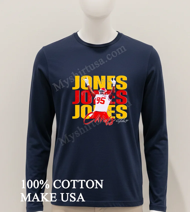 Chris Jones 95 Kansas City Chiefs Football Players Super Bowl 2025 funny america t-shirts - hoodie-shirt Chris Jones 95 Kansas City Chiefs Football Players Super Bowl 2025 Shirt Hoodie Shirt