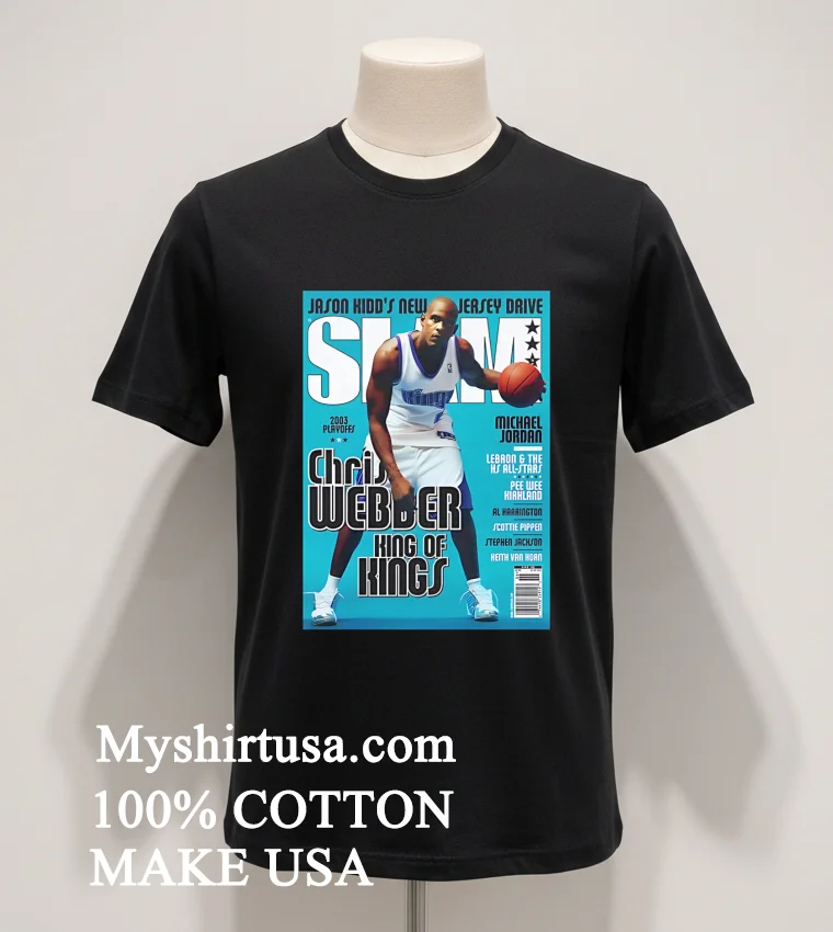 Chris Webber King Of Kings Slam Cover Nba Basketball Shirt - balck-shirt Chris Webber King Of Kings Slam Cover Nba Basketball Shirt Balck Shirt 1