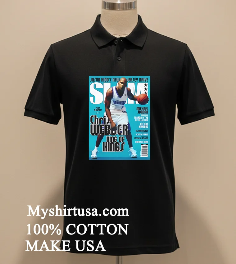 Chris Webber King Of Kings Slam Cover Nba Basketball Shirt Balck Shirt 2