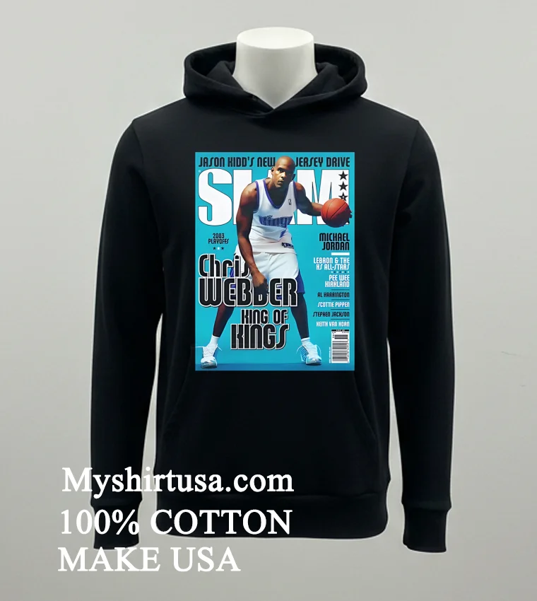 Chris Webber King Of Kings Slam Cover Nba Basketball Shirt Balck Shirt