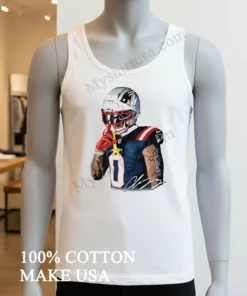 Christian Gonzalez New England Patriots Number Zero Quiet Shh Gesture Helmet Tattoo Graphic Shirt