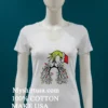 Christmas Nurse Lung Christmas Lights 2025 Shirt White T Shirt