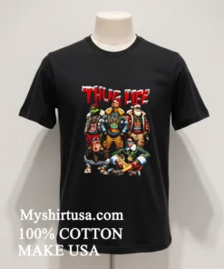 Christmas Thug Life Movie Characters Shirt