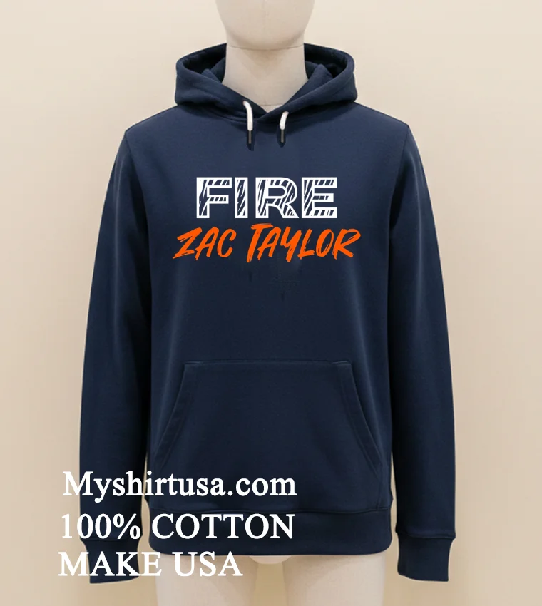 Cincinnati Bengals Fire Zac Taylor Shirt Navy Shirt 1