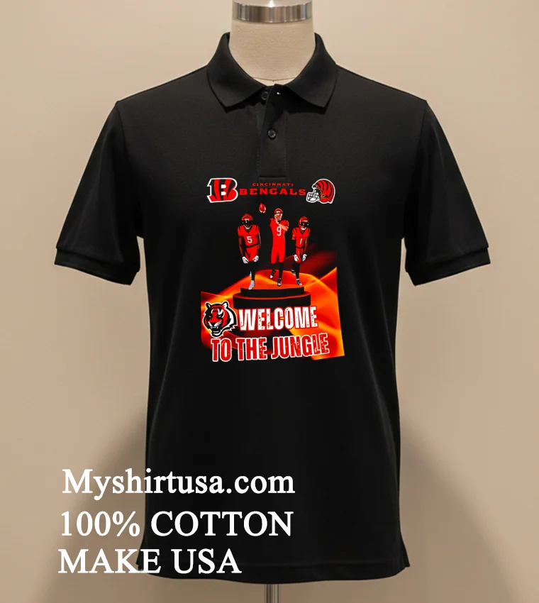 Cincinnati Bengals Welcome To The Jungle new t-shirt - balck-shirt Cincinnati Bengals Welcome To The Jungle Shirt Balck Shirt