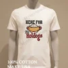 Cincinnati Reds Here For The Hot Dogs Shirt White T Shirt 2