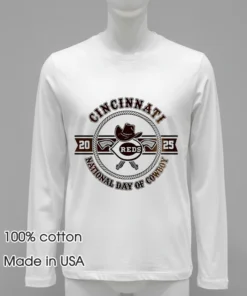 Cincinnati Reds Mlb X National Day Of Cowboys Baseball Shirt