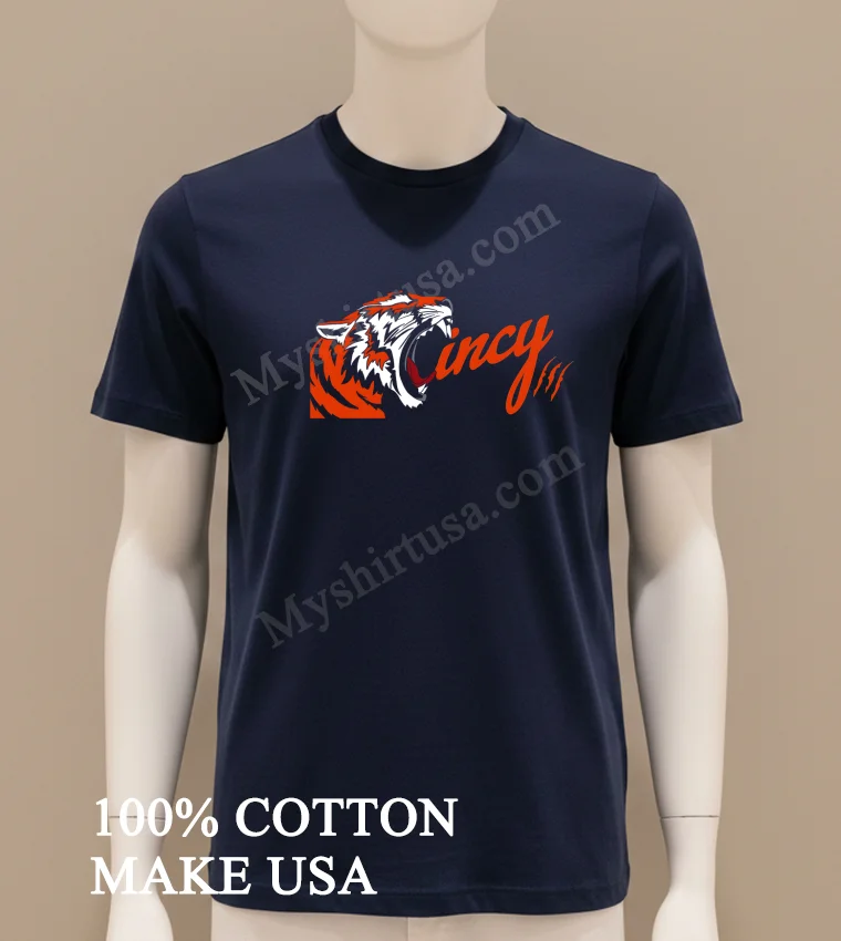 Cincinnati Tigers Scream Shirt Navy Shirt