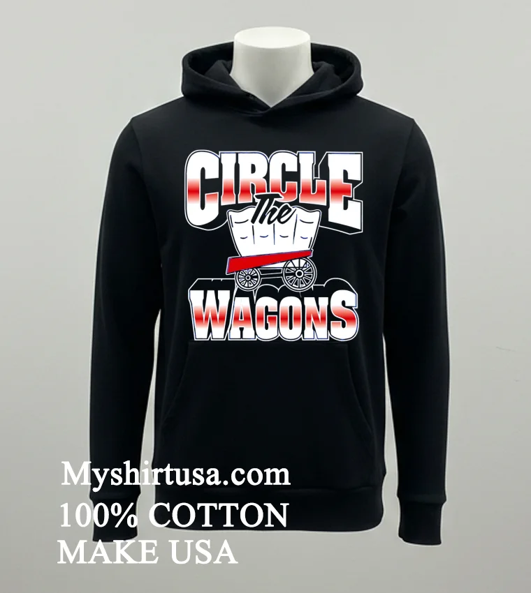 Circle The Wagons Buffalo Shirt Balck Shirt
