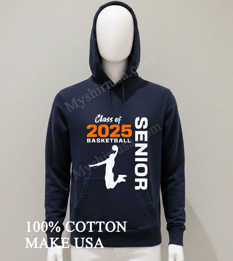 Class Of 2025 Basketball Senior Shirt Balck Shirt