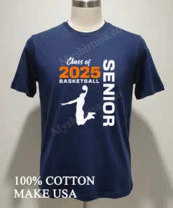 Class Of 2025 Basketball Senior funny america t-shirts