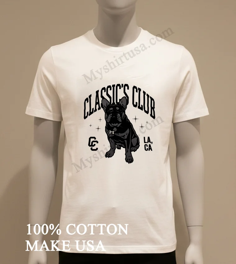 Classics Club Pittsburgh Dog Shirt White T Shirt 2