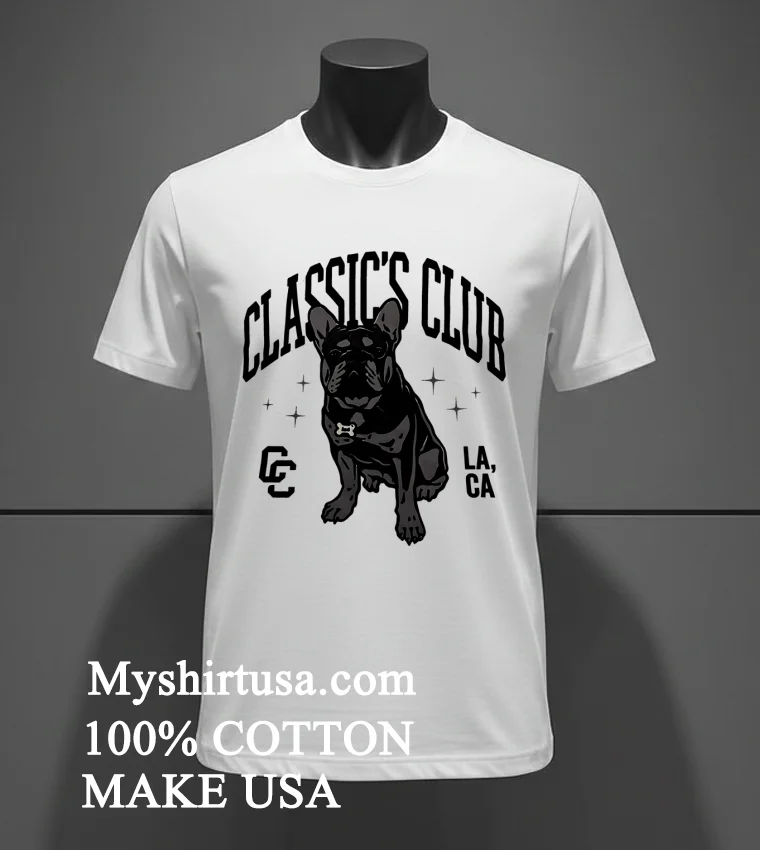 Classics Club Pittsburgh Dog Shirt White T Shirt