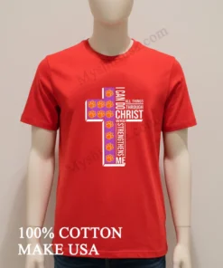 Clemson Tigers I Can Do All Things Through Christ Who Strengthens Me new t-shirt